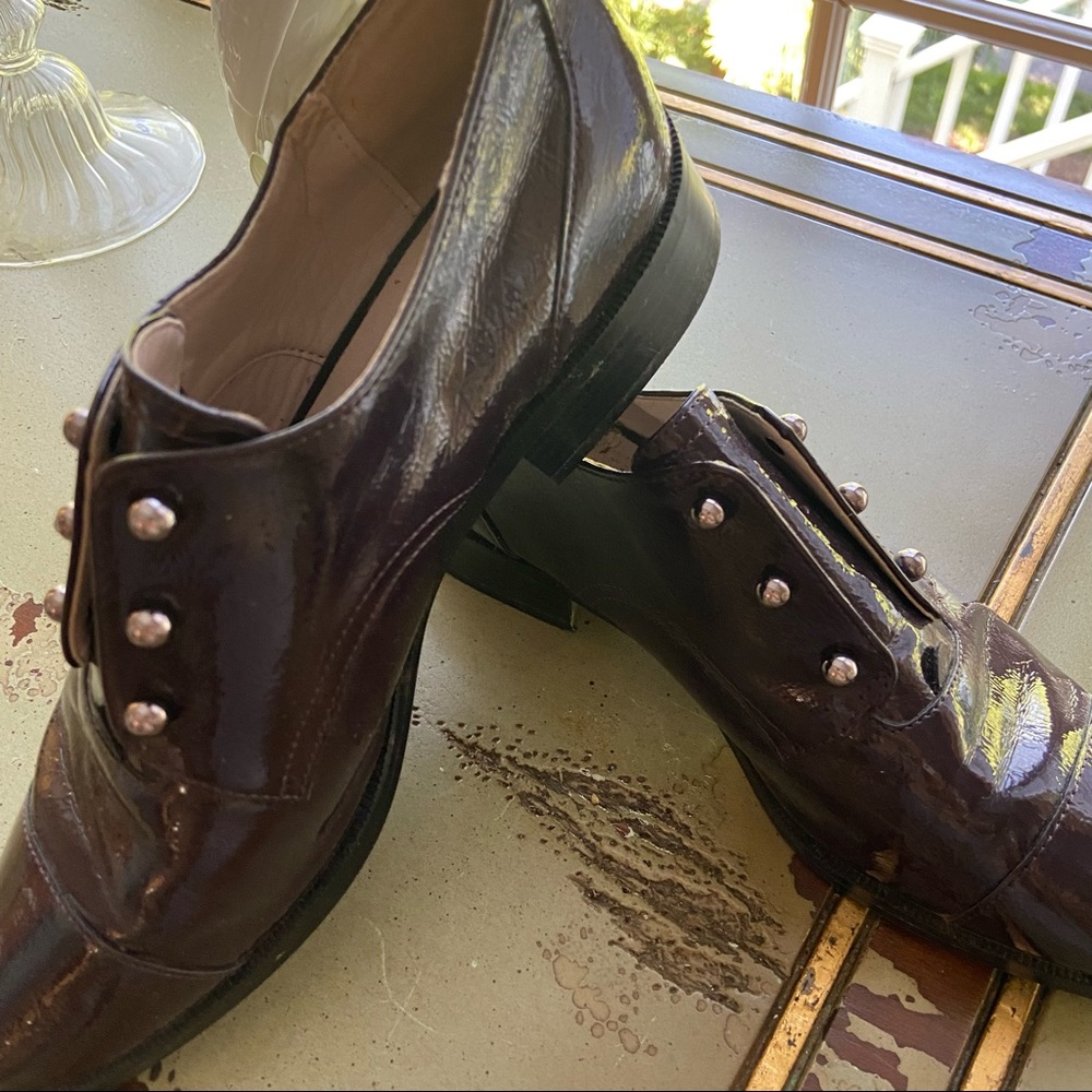 Nine West shoes brownish black loafers